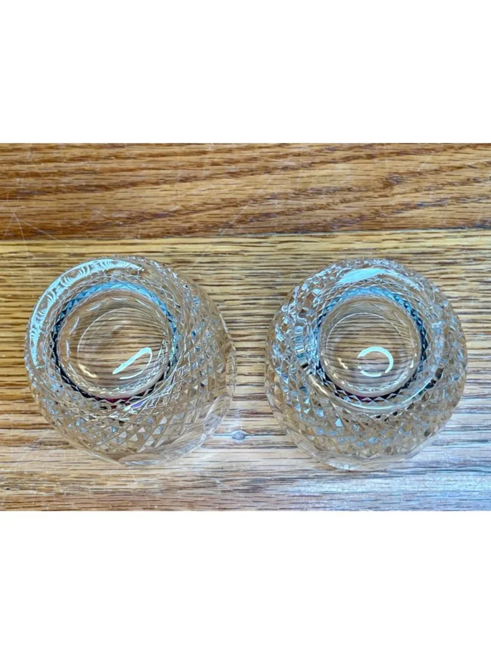 Set of 4 Vintage Waterford Crystal Old Fashioned Glasses,  Colleen Pattern